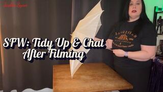 SFW: Tidy Up & Chat After Filming 720p