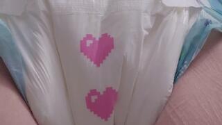 Wetting Rearz lil monsters diaper