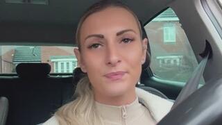 Driving smoking and honking