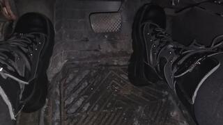 Snow fun in goth boots 2