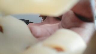 Swallowed between Cheese Slices