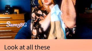 New Bra Try on Haul with Big Natural Boobs Legend Samantha 38G