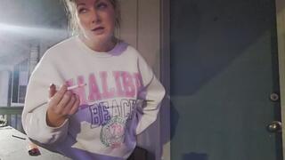 MizzErotique Stepmom sneaks smoke on Thanksgiving stuff her like a turkey