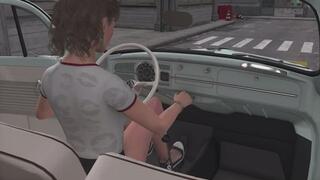 1967 VW Beetle Cranking Template - Angie in Converse Flats 1080p