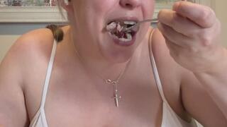 Mukbang ASMR Eating Neck Bones- slurping and chewing