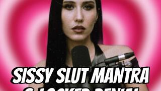 [AUDIO] Sissy Slut Mantra and Locked Denial