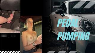 pedal pumping sandals