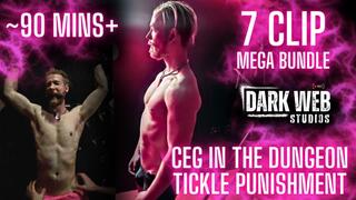 Ceg's Merciless Tickle Punishment In The Dungeon MEGA BUNDLE (7 Clips in ONE)