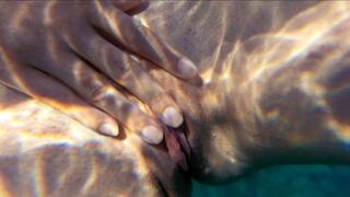Masturbating in the Sea – Naked Swimming, Floating & Underwater Pussy Play