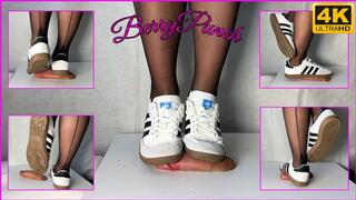 Ruthless Cock Trampling In Adidas Samba - Cock Crush - Shoejob - CBT - Foot Fetish - 4K