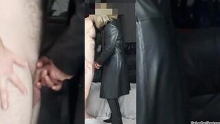 Leather Catsuit Hard Ride Fuck