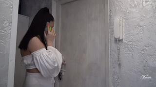 Massage my smelly feet with your tongue whore! HD