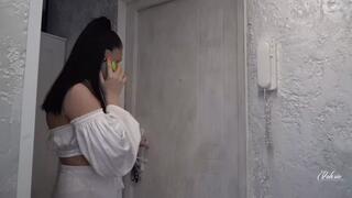 Massage my smelly feet with your tongue whore! 4K