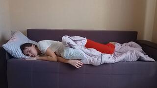 Strong snoring of a strong woman