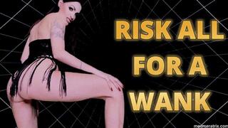 RISK ALL FOR A WANK