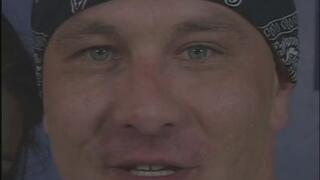 Hot brunette sucks dude's cock then takes it up the ass