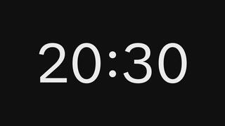 vecteezy countdown digital timer from 20 minute to 19 minute on black 75925186