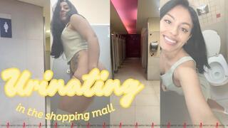 Urinating in the shopping mall