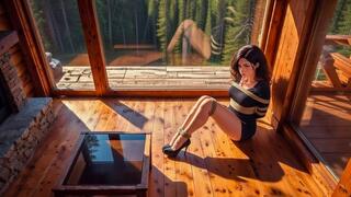 Captured in the Mountain Cabin The Detective s Ropes of Doom