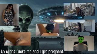 Alien impregnates human girl