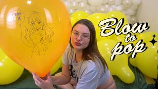 Melissa Anime Balloon Blow to Pop Belbal 17"