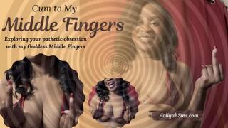 Virgin Loser JOI to my middle fingers Cum Countdown | Cum to my Goddess Middle Fingers | SPH