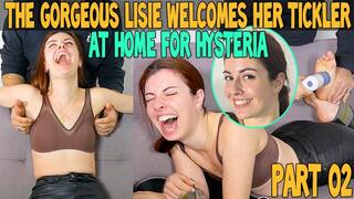 THE GORGEOUS LISIE WELCOMES HER TICKLER AT HOME FOR HYSTERIA : PART 02 - HD WMV