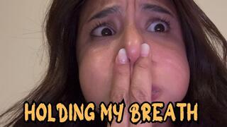 Holding my breath + PuffyCheeks