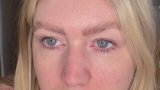 Looking at the light to help me sneeze