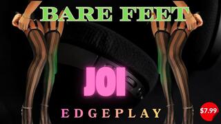 TheCountess' Bare Feet Edgeplay JOI: Tease, Deny, Obey in Leather & Stockings