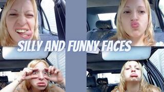 My silly and funny faces inside my car