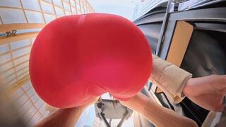 8K VR 360 LINGLING's buttocks POV humiliation of the dwarf