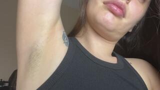 Bushy Armpit Close-Up Inspection