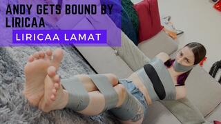 Andy gets tapebound by Liricaa