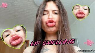 Horny roommate lip smelling kiss with pouting lips CUSTOM