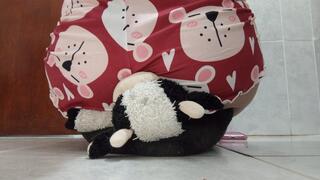 My little butt squashes it