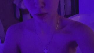 Midnight Blue Bubble Bath: Deep Tease & Wet Skin