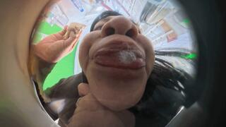 8K VR 360 ERER Saliva Humiliation of the Dwarf