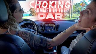 Choking Summer In The Car UHD