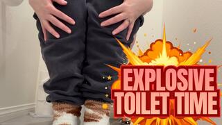 Explosive Toilet Time