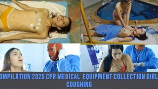 4K COMPILATION 2025 CPR medical equipment moments collection scenes girls coughing