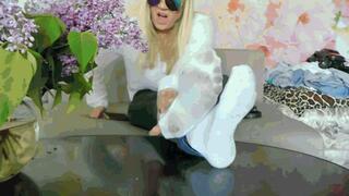 A stuck leg and a dirty sock WMV