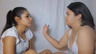 Slapping game in a setting