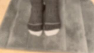 Sped up at home pedicure