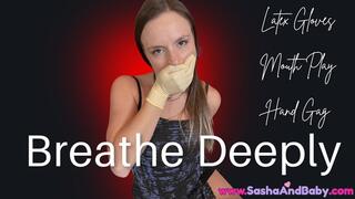 Latex Glove Hand Bully Torment - Mouth Gag