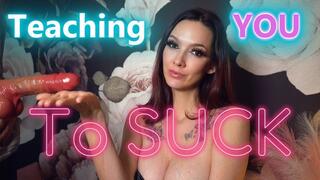 Teaching You to Suck: Destine Supreme’s First Cock Blowjob Instruction