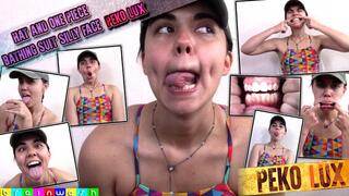 Silly Faces Peko Lux in a Hat and One Piece Bathing Suit HD1080p