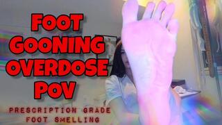 POV Foot Gooning Overdose – Hospitalized Foot Addict Gets Doctor's Prescription Sock & Sweaty Feet Smelling