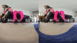 3DVR180 LILI YANYAN boots - huge feet humiliation C4SGI ANTESS 26