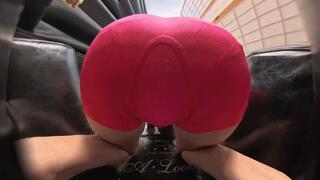 MARTINA's sexy buttocks POV humiliation and flattening C4SGIANTESS26